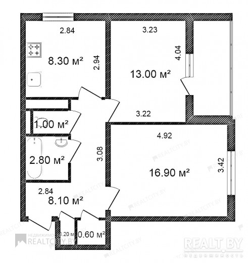 Жилой фонд 2-х комнатные Продажа