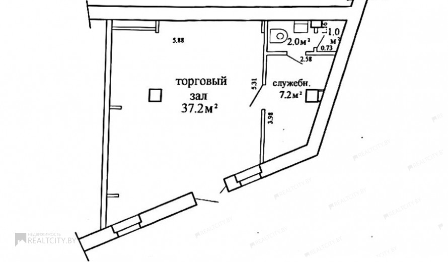 Нежилой фонд магазин Аренда