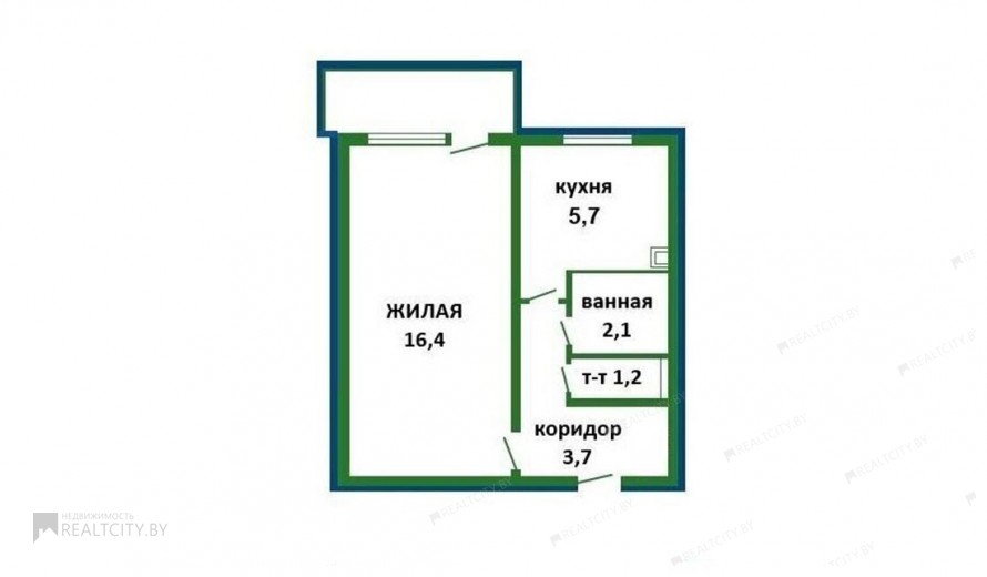Жилой фонд 1-комнатные Продажа