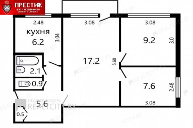Продается трехкомнатная квартира в Минске