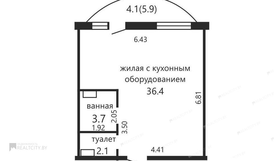 Жилой фонд 1-комнатные Продажа